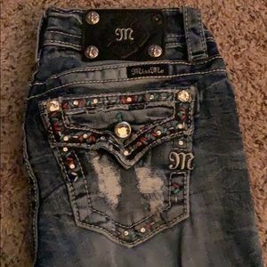 Cute Miss Me size 25 Bootcut Jeans